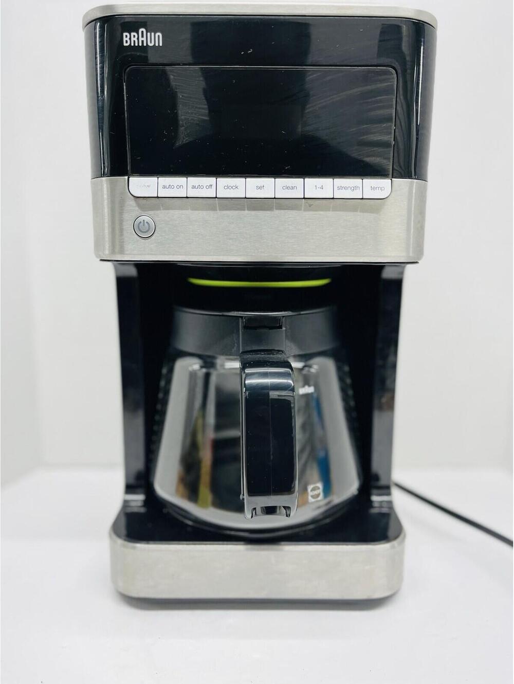 Braun KF7150BK  12 Cup Drip Coffee Maker Stainless Steel & Black
